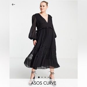 FINAL SALE! ASOS Curve black dress